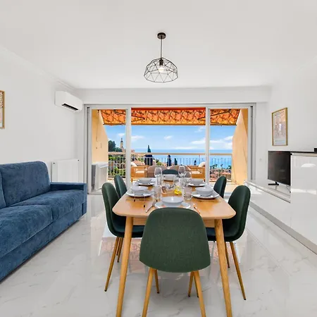 Apartman Terrasse Vue Exceptionnelle Calme Et Confort Menton